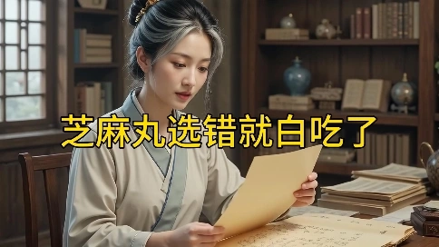 芝麻丸选错就白吃了