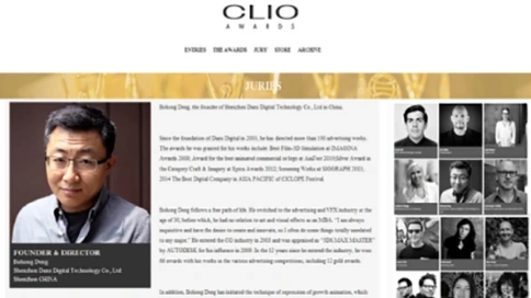 邓博弘先生受邀出任第56届、57届、58届美国CLIO克里奥广告节评委