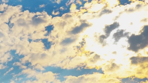 壮丽云霞延时云层太阳