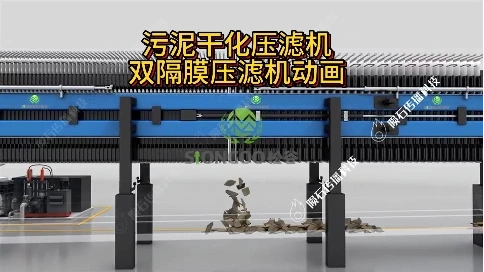 降本增效神器！低温干化压滤机动画揭秘核心优势