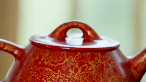 大漆茶壶私域商品宣传