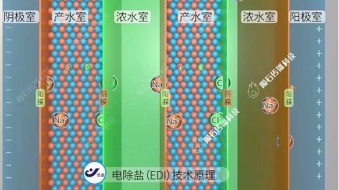 水处理动画：解锁电除盐技术应用新场景