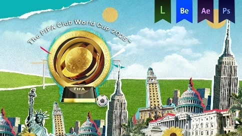 《世俱杯海外预热-上篇》拼贴动画——安戈力文化