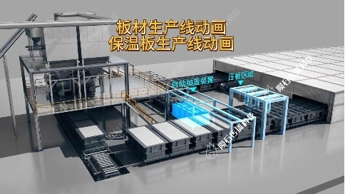 原来吸声板是这么造的，这条生产线动画太上头