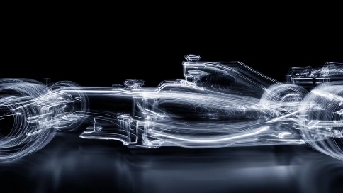 ai做的赛车广告片