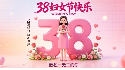 女神节快乐，致独一无二的你